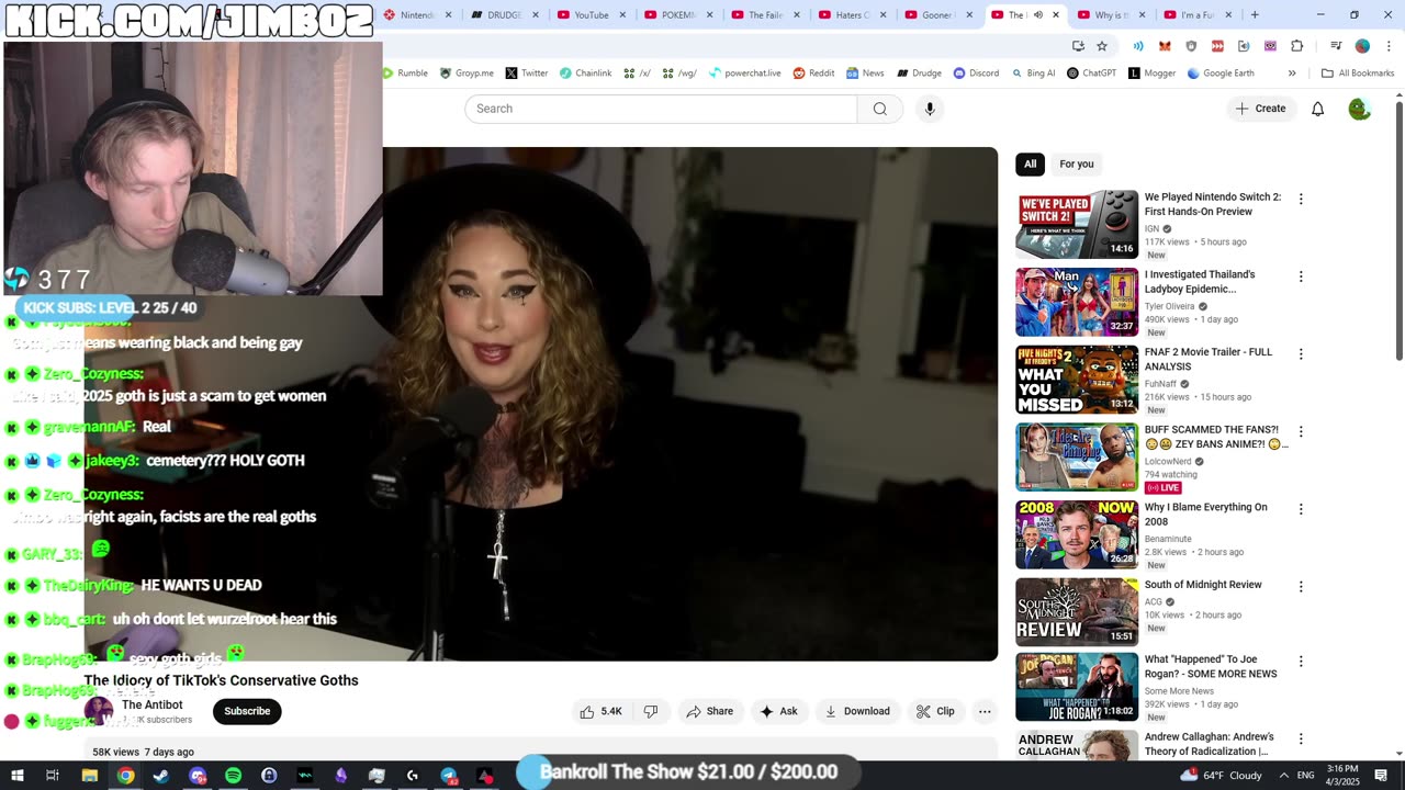 JimboZoomer on TikTok Conservative Goths