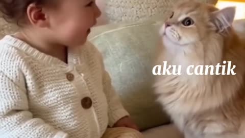 Baby vs cat