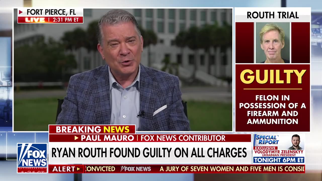 BREAKING: Would-be Trump assassin Ryan Routh convicted on all charges