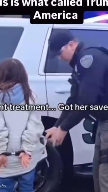 In USA, small innocent kids are arrested by COPS or ICE video proof
