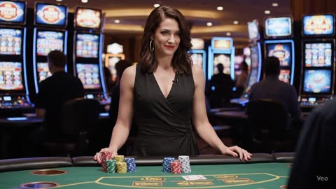 Woman at a Casino