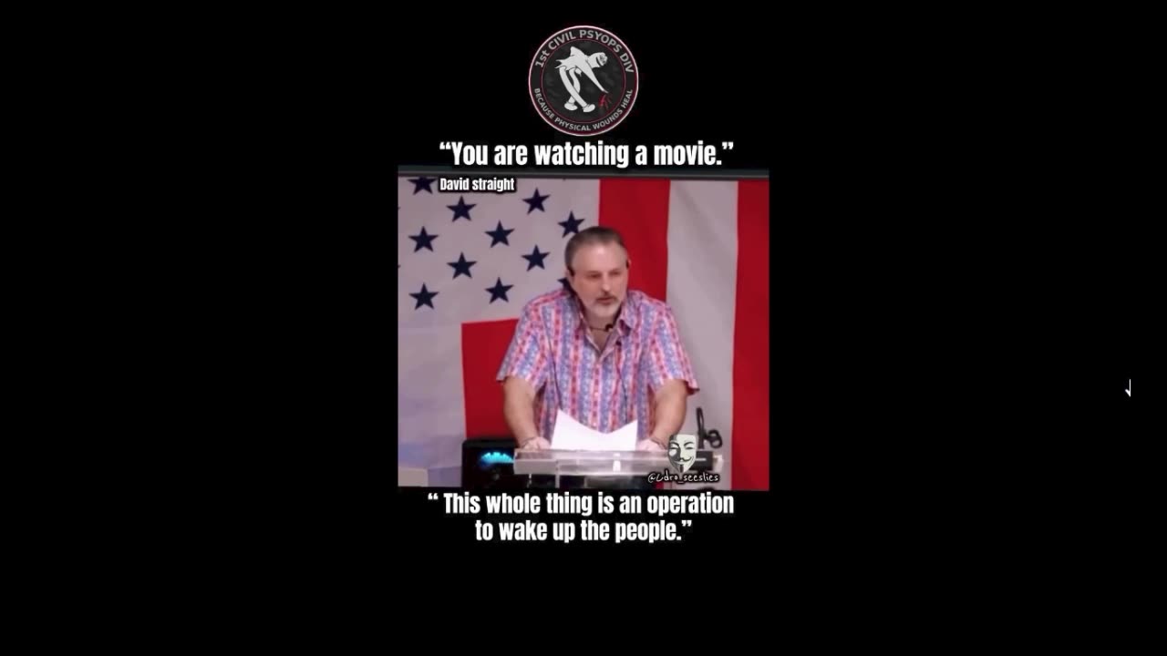 Former spec ops & CIA agent David Straight explaining the ongoing operation occurring