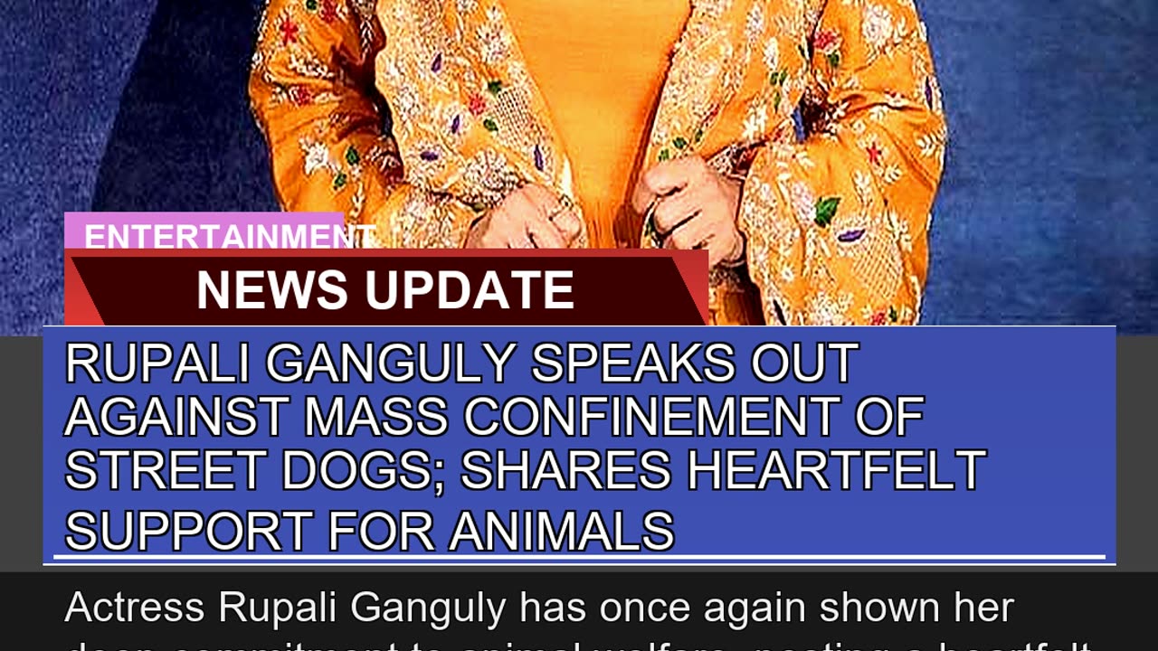 Rupali Ganguly Speaks Out Against Mass Confinement