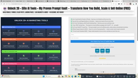 20+ Free AI Tools for Marketers to Save Time, Write Emails, & Build Funnels Fast