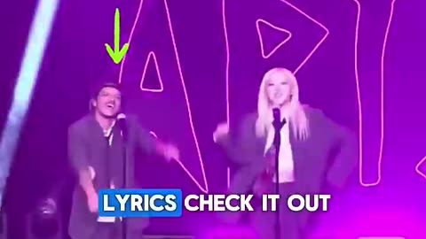 But Bruno Mars change the tune🤭