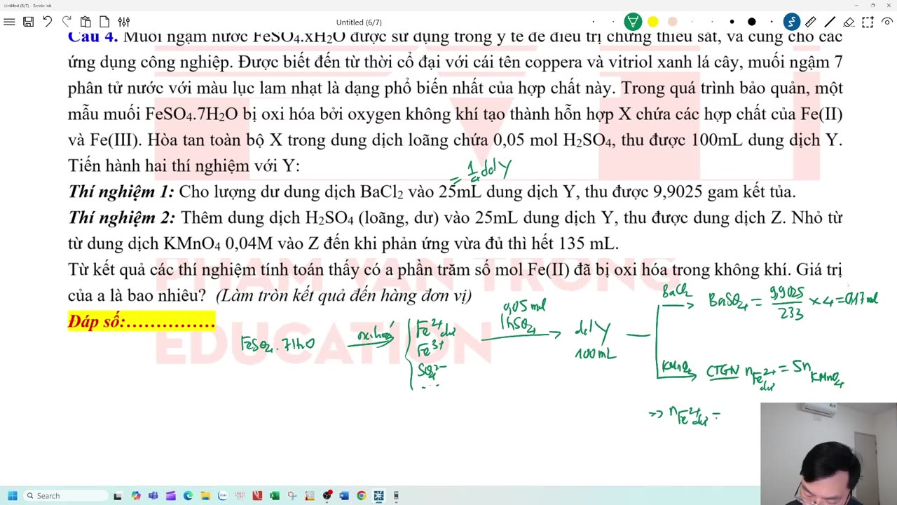 VIDEO CHỮA ĐỀ TỔNG KIỂM TRA 30