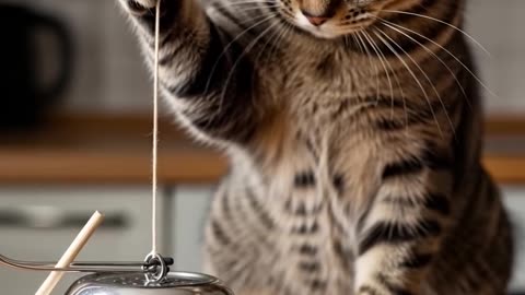 Shocking! 😱😱The cat sets a trap and waits in silence