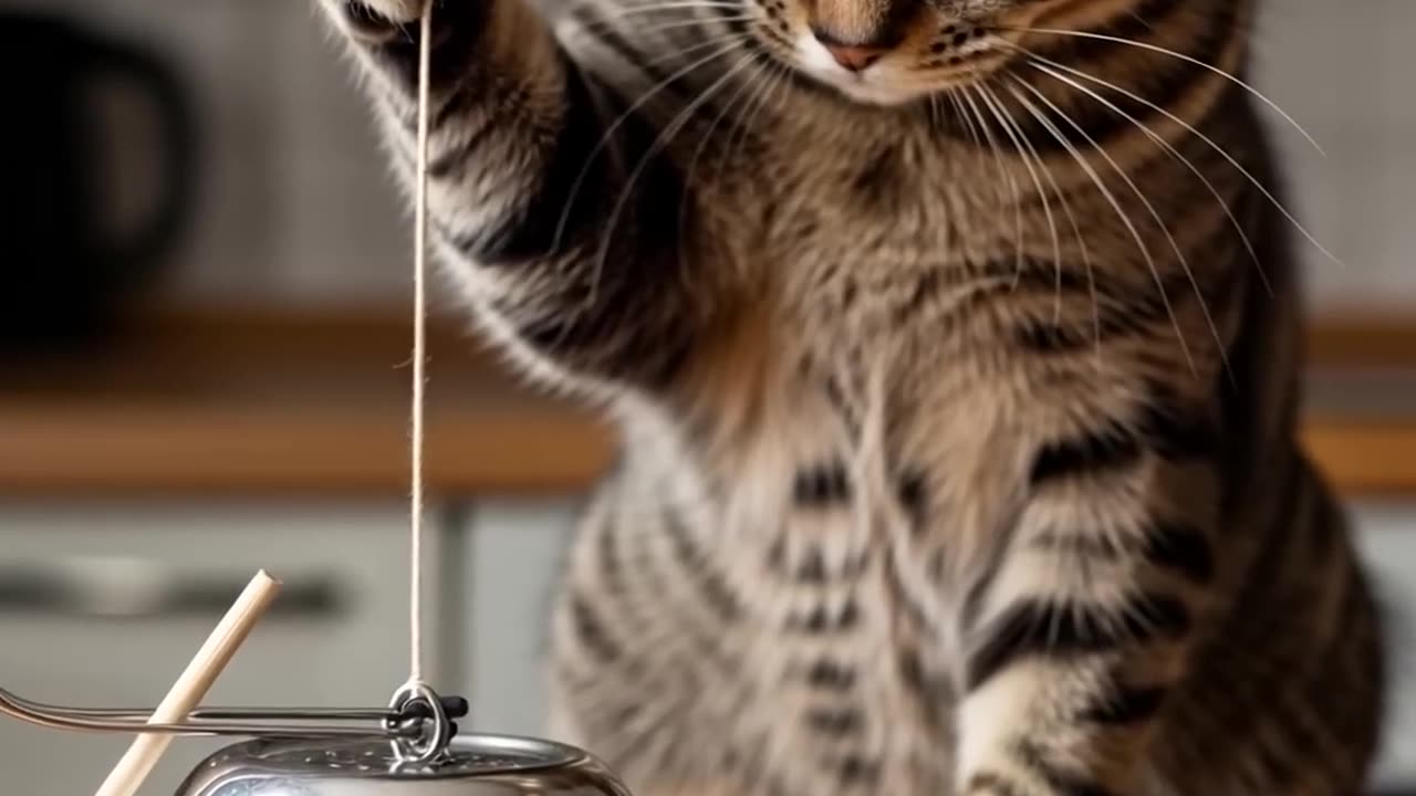 Shocking! 😱😱The cat sets a trap and waits in silence