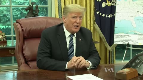 Trump – “We Are Totally Prepared, We Are Ready” for Hurricane Florence