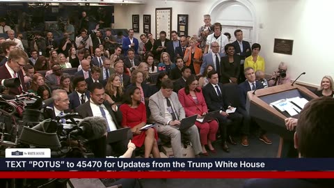 President Trump Holds a Press Briefing, June 27, 2025