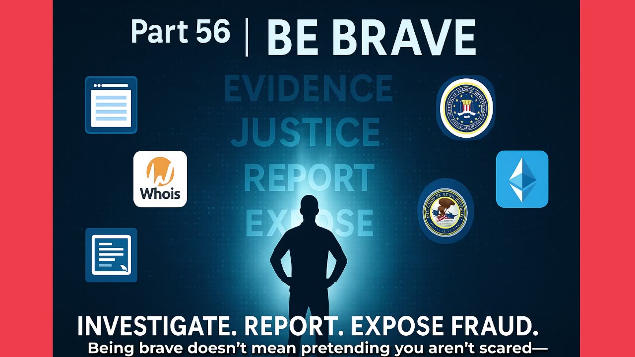 Part 56: Be Brave, Don’t Be a Silenced Victim
