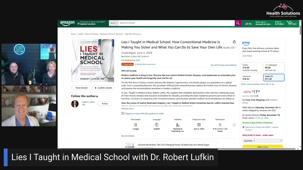 Health Solutions with Shawn & Janet Needham: Lies I Learned in Medical School with Dr. Robert Lufkin