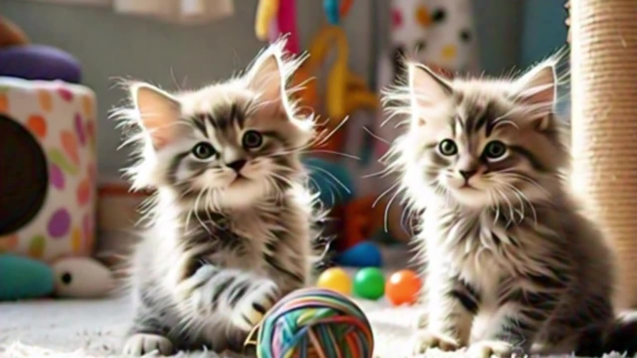 Kitten Playing #Kittens, #Kittensplay, #Cute