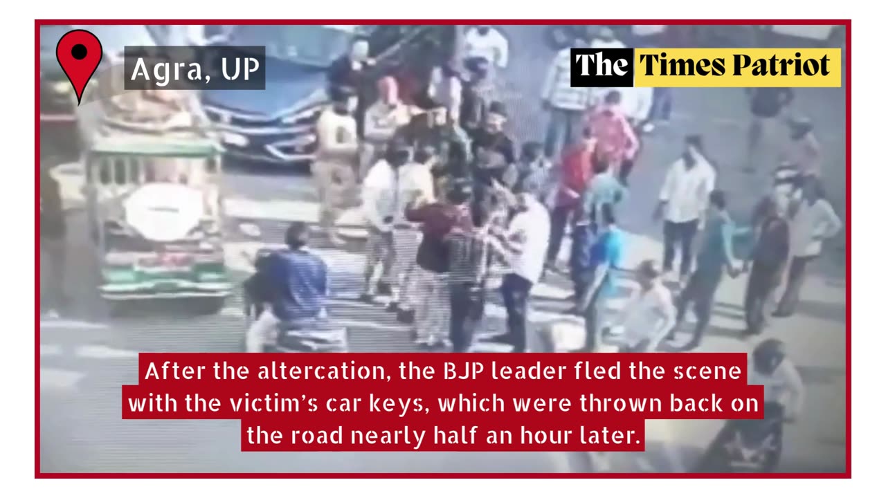Agra: BJP Leader Accused of Signal Violation, Assault in Road Rage Incident
