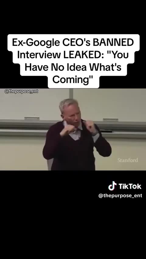 Ex-Google CEOs BANNED Interview LEAKED: "You Have No Idea Whats Coming"