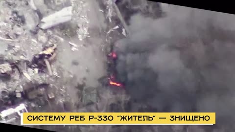 Russian Tank and an Electronic Warfare Complex Destroyed by Ukrainian Bomber Drones