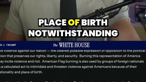White House Moves to PROTECT American Flag from Desecration