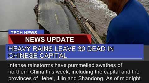 Heavy Rains Leave Dead in Chinese Capital