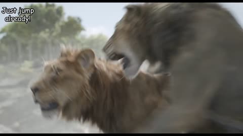 Mufasa The Lion King _ Taka and Mufasa Meet Sarabi and Rafiki Scene