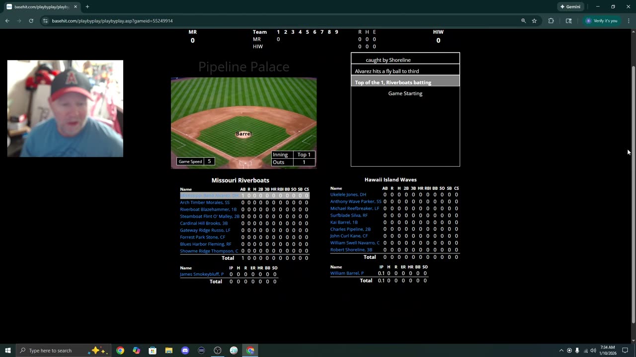 Gm. # 5 Missouri vs. Hawaii