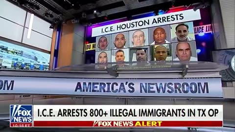 MASSIVE deportation operation conducted by ICE Houston, arresting 800+ criminals.