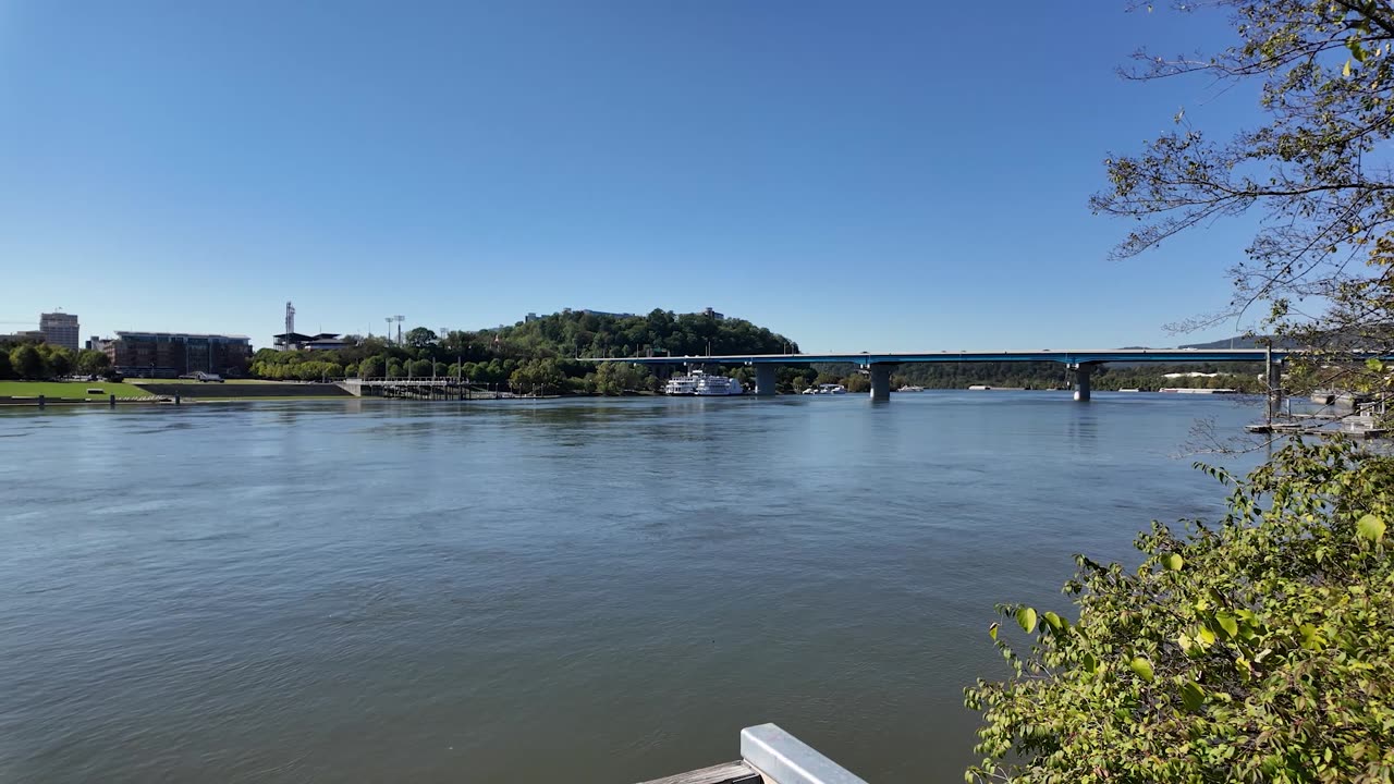 Walking along the North Side of the Tennessee River