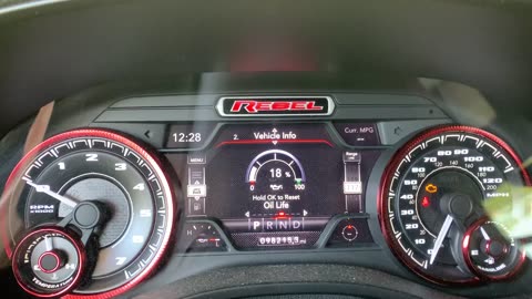 2019 Ram 1500 Rebel - Oil Life Reset