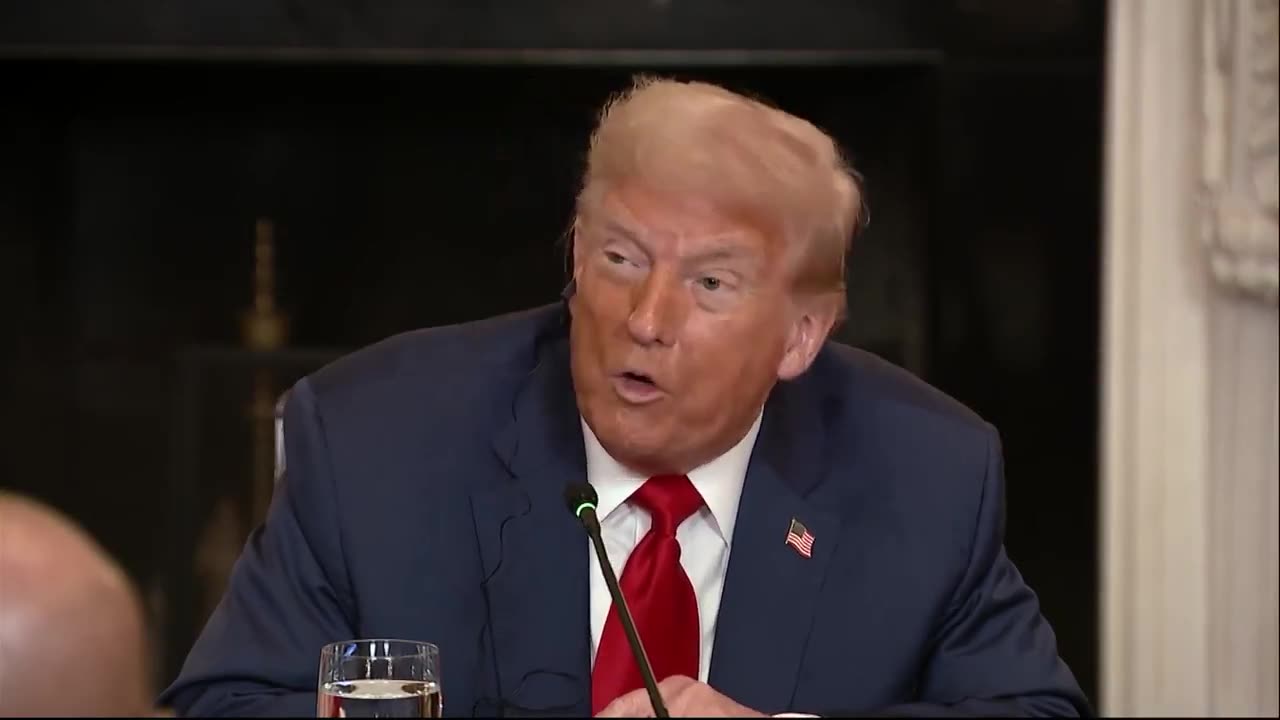 President Trump: When they picket in front of Harvard wearing masks, nobody complains —