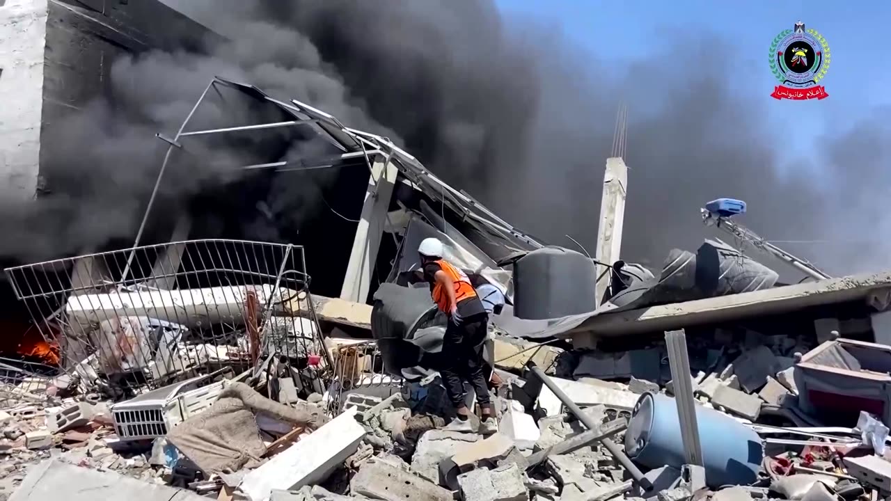 Rescuers recover bodies of nine children from one family in Gaza