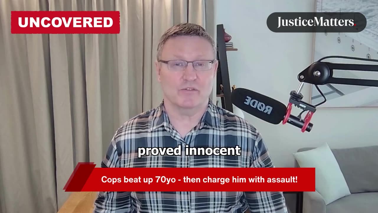 Cops beat up 70yo, then charge him with assault. - Justice Matters