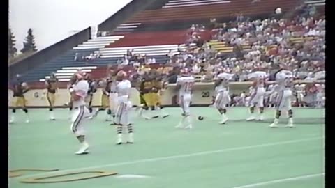 CFL 1987 CALGARY STAMPEDERS AT HAMILTON TIGER CATS