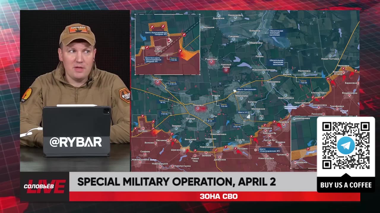 Rybar Live: Special military operation, April 2
