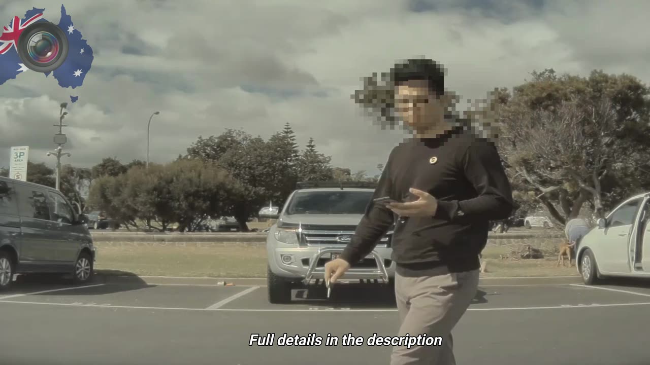 Aussiecams - TESLA camera captures another driver damaging car - RYE Victoria