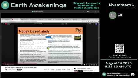 Earth Awakenings - Livestream 1 - #3354
