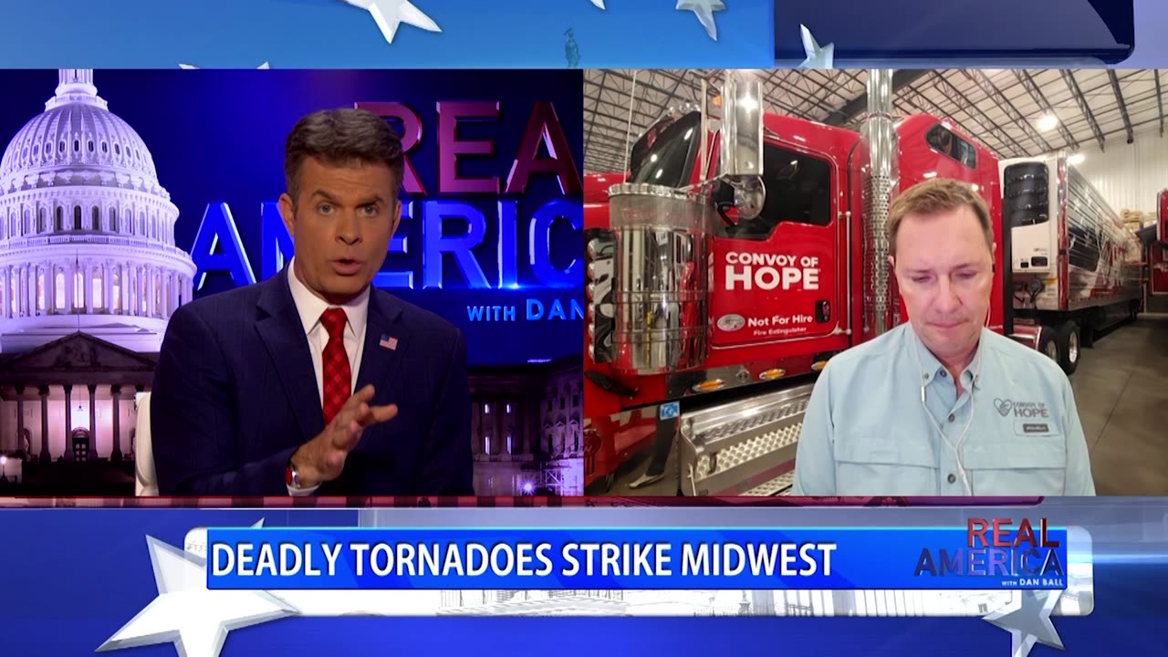 REAL AMERICA -- Dan Ball W/ Ethan Forhetz, At Least 27 Dead In Deadly Midwest Storms, 5/19/25