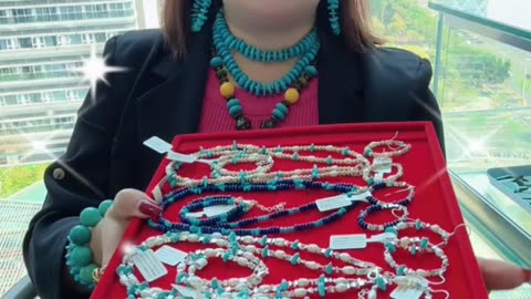 250602-11 Turquoise & Lapis Lazuli Set: Exuding Cosmic Elegance