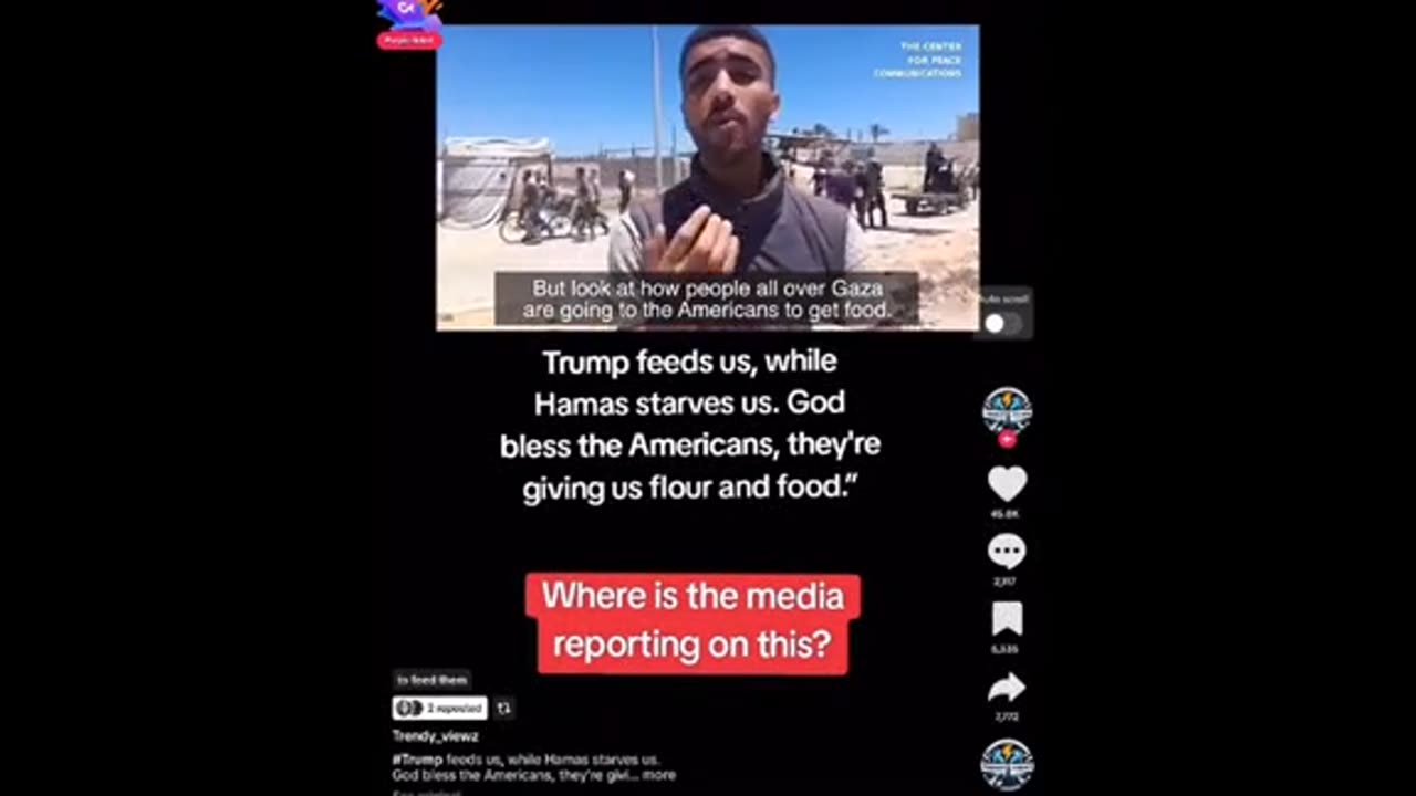 Palestinians for Trump ..