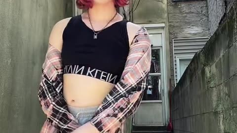 Loveable style of this tgirl