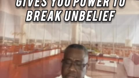 The Real Holy Ghost gives you power to break unbelief by D.E. WILSON