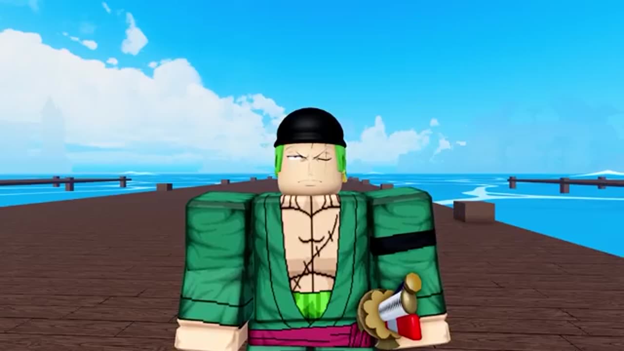 Blox fruits, Noob To Pro as Zoro but all NPCs are Alive
