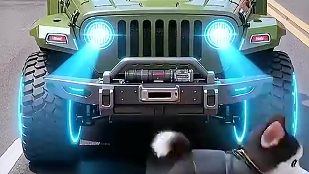 Shocking! The kitten, The dog , The Transformers!