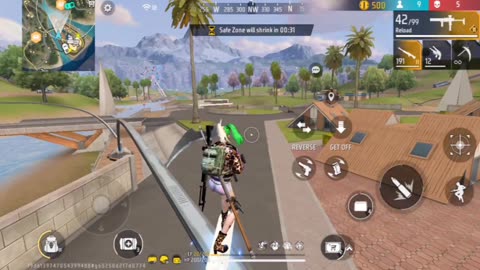 Epic Kill Streak While Flying in Free Fire! 🔥 | Insane Movement Skills