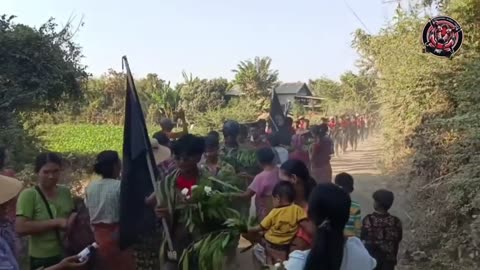 🐯🌟 Myanmar War | Myingyan Black Tiger in Parades | RCF