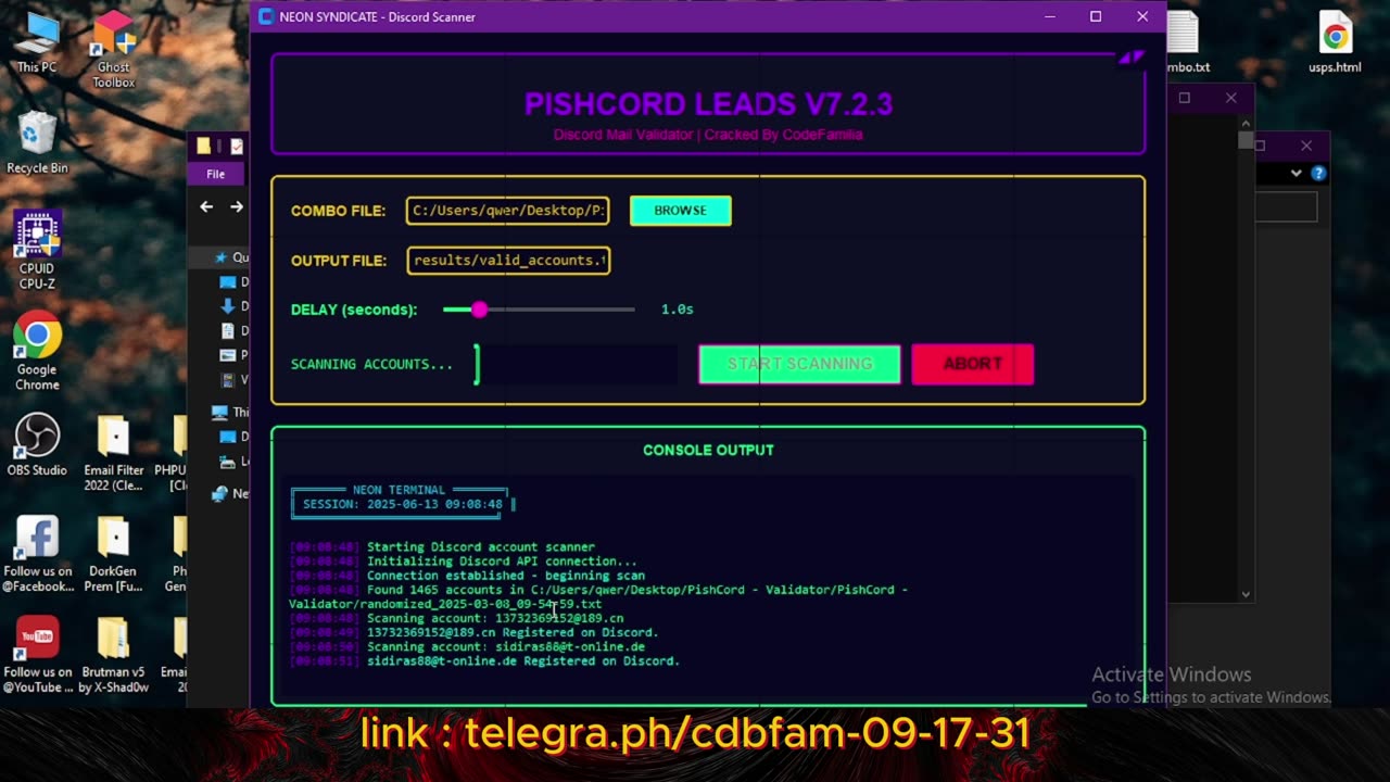 PishCord - Validator | pw : qwer