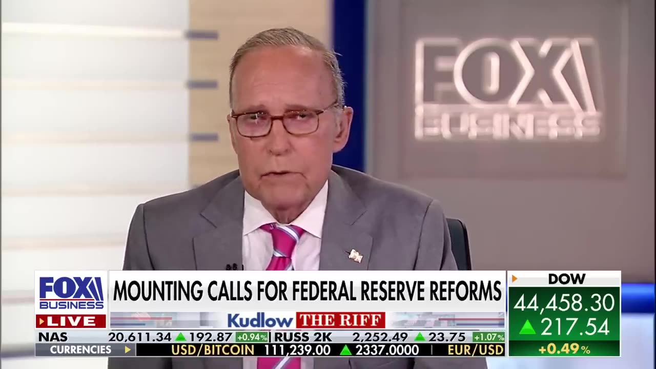 Larry Kudlow: The Fed's deep state will come to an end.