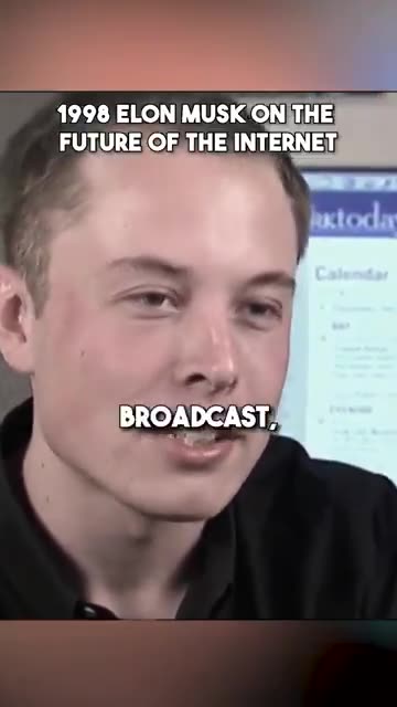 Elon Making Prediction About the Internet in 1998