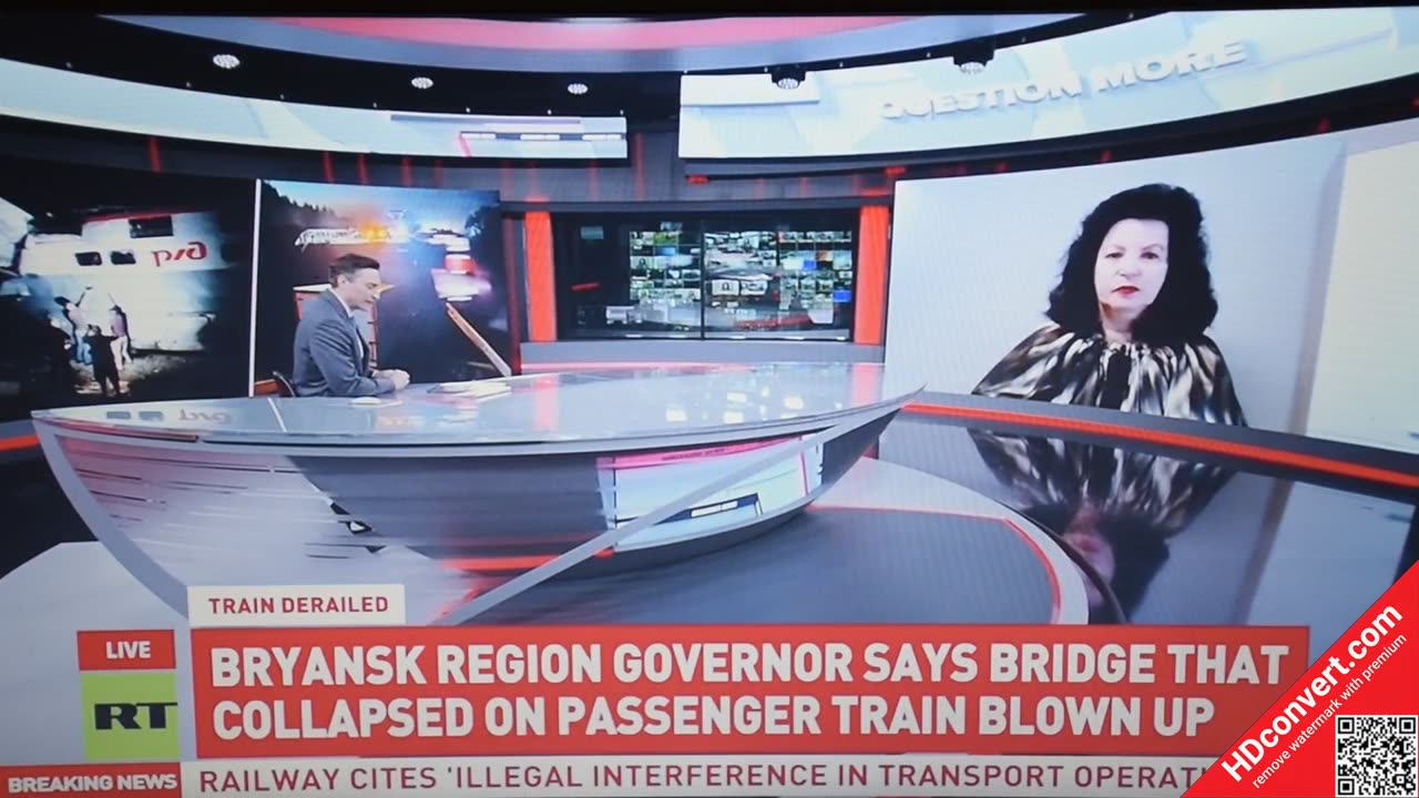 My Comments on RT : Train crash Bryansk and Kursk Sabotage