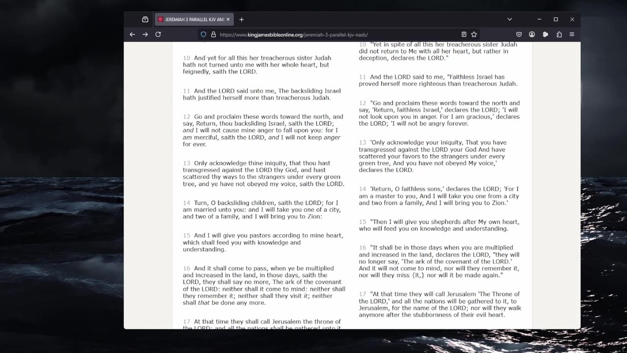 Jeremiah 3-4