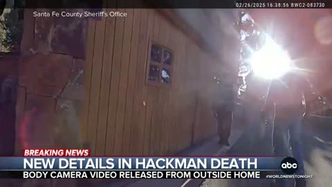 Officials release bodycam footage in Gene Hackman death