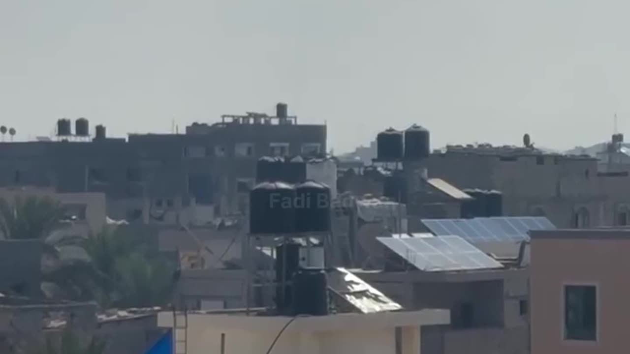 An Israeli airstrike targeted a home in Deir Al-Balah, central Gaza Strip.